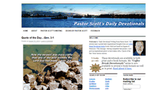 Desktop Screenshot of pastorscott.com
